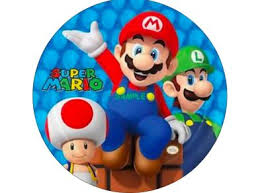 The cake was a success at the party! Super Mario Cake Topper Icing Sheet For Sale In Monasterevin Kildare From Cake Stuff