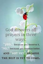 Saying one's prayers isn't exactly the same. 28 Answered Prayers Ideas Answered Prayers Prayers Inspirational Quotes