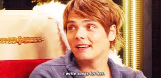 But likes to dye his hair to other colors. Gerard Way About Bandit Way His Daughter On We Heart It