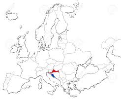 Kroatien ist ein staat in südosteuropa, der früher zu jugoslawien gehörte. Die Nationale Kroatien Flagge In Der Karte Von Europa Isoliert Auf Weissem Hintergrund Lizenzfreie Fotos Bilder Und Stock Fotografie Image 63403126