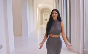 The whitewashed front entryway, the serene master. Kim Kardashian Gives A Tour Of Her Bizarre All White Minimal Monastery House With No Doors And Open Plan Bedroom In Vogue S 73 Questions