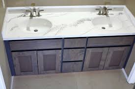 How To Refinish Bathroom Vanity Top