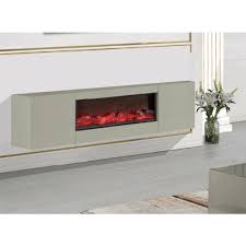 Creeer Sfeer Met Luxe Tv Meubel Blocci Taupe Sfeerhaard Lamp Lifestyle