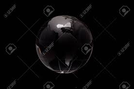 Black base and clear, thick plastic globe. Glass Transparent Globe Earth On A Black Background Stock Photo Picture And Royalty Free Image Image 35208714