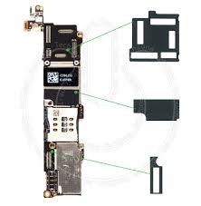 Logic board repair chip (iphone 5 black touch s) by diyphone. Iphone 5s Motherboard Shield Protector Anti Static Heat Sink Sticker Full Set Ebay
