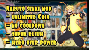 Naruto Senki Mod Unlimited Coin Plus No Cooldown Narsen 2020 Youtube