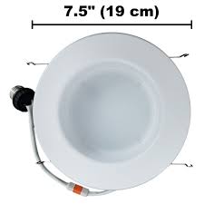 Fabbian has a variety of decorative trims, including luxury crystal options and stunning glass designs. Philips 65 Watt Equivalent Br30 Led 5 6 In Retrofit Trim Recessed Downlight Dimmable Energy Star Flood Light Bulb Daylight Walmart Com Walmart Com