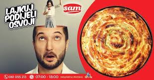 Menu at Fast Food SAM, Zenica