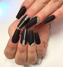 Check spelling or type a new query. 70 Matte Black Coffin Nail Ideas Trend In Cool 2019 Black Nail Designs Matte Black Nails Dark Nail Designs
