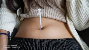 A 14 gauge sterile piercing needle, a 14 gauge belly button ring made from stainless steel, titanium or bioplast, some rubbing alcohol or alcohol wipes, a body ink marker, a piercing clamp and some cotton balls. Belly Button Navel Needle Torture Kk Bellycool