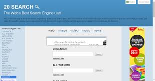 The Best Search Engine List On The Internet Search Engine Engineering Mobile Journalism