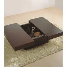 Hokku Designs Nile Motion Coffee Table Wayfair In 2020 Creative Coffee Table Coffee Table With Storage Coffee Table Square