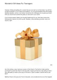 This christmas, you'll need to be armed with gift ideas for teenagers, traditionally the hardest people to buy for. Wonderful Gift Ideas For Teenagers