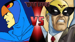 Blue Falcon vs. Harvey Birdman by OmnicidalClown1992