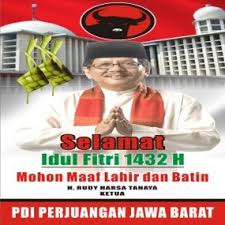 Keluarga Besar Dpd Pdip Jabar Ucapkan Idul Fitri 1432 H