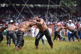 Kırkpınar is widely con­sid­ered the world's old­est sport and was rec­og­nized more than 10 years ago as a unesco intangible cultural heritage event. Wrestlers Hopeful Covid 19 Pandemic Won T Affect 659 Year Old Kirkpinar Tradition Daily Sabah