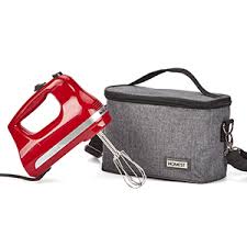 Maybe you would like to learn more about one of these? Amazon Com Homest Hand Mixer Storage Bag Compatible With Kitchenaid Khm512cl Khm926ca Adjustable Shoulder Strap For Easy Carrying Grey Bag Only Kitchen Dining