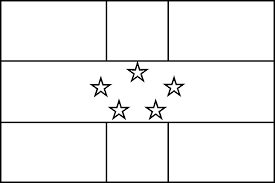 Print or download flags of european countries. Netherlands Antilles Flag Coloring Picture