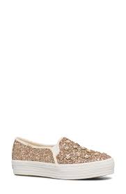 Because we love everything glitter. Women S Keds X Kate Spade New York Triple Decker Glitter Slip On Sneaker Editorialist