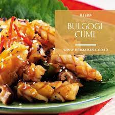 Bulgogi Cumi Bulgogi Makanan Resep Masakan Korea