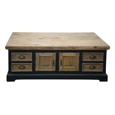 Shop this collection (50) oxford 44 in. Wylie Teak And Mahogany Wood 8 Drawer Rectangular Storage Coffee Table