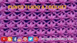 También queda lindo sin las perlas o cuentas Punto A Crochet Olitas Para Sueteres Y Bufandas Paso A Paso Youtube