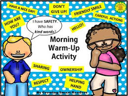 Morning Greetings Warm Up Activity Social Emotional Skills Emotional Skills Social Emotional Learning