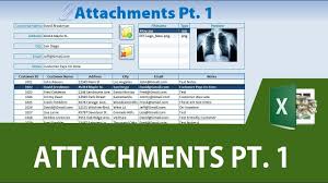 How To Create Unlimited File Attachments With A Thumbnail Preview In Exc Work Skills Excel Training Series