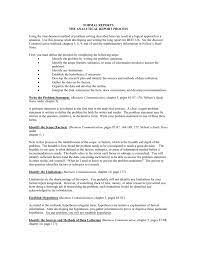 You should present the results logically. The Analytical Report Process