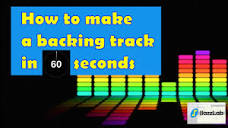 How to make a backing track in 60 sec. with JJazzLab - YouTube