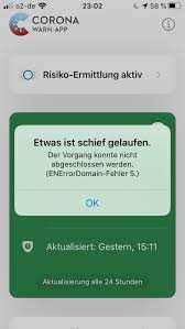 Enerrordomain Fehler 5 Issue 766 Corona Warn App Cwa App Ios Github