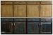 Rustic Farmhouse Black Kitchen Cabinets