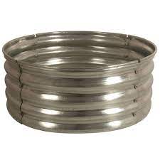 Check it out for yourself! 30 In Round Galvanized Steel Fire Pit Ring Walmart Com Walmart Com