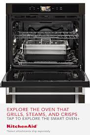 Introducing The Smart Oven With Powered Attachments That Grill Steam And Crisp Smart Oven Kitchen Aid Oven