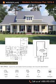 Farmhouse Style House Plan 3 Beds 3 5 Baths 2435 Sq Ft Plan 1074 4 Farmhouse Style House House Plans Farmhouse Ranch Style House Plans