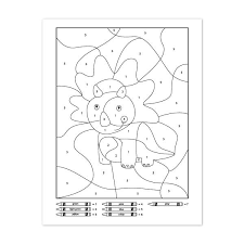 Our new inspirational and relaxing coloring book for families is designed for all creative souls who adore the jurassic era. Dinosaur Color By Number Printables Simple Everyday Mom