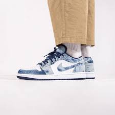 Pin On Air Jordan 1 Low Se Washed Denim