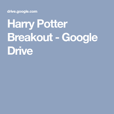 Sign in to continue to google drive. Harry Potter Breakout Google Drive Harry Potter Harry Potter Day