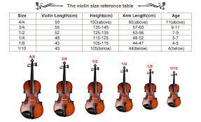 7/8 violin = 317mm = 12½ inches; Tongling Green Acoustic Violin 4 4 3 4 1 2 1 4 1 8 For Beginner Students W Case Bow Rosin Shoulder Rest Mute Strings Acoustic Violin Violin 4 44 4 Violin Aliexpress