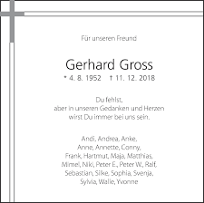 Ein podcast über die ddr. Traueranzeigen Von Gerhard Gross Zeit Des Gedenkens De