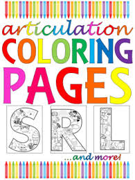 More than 5.000 printable coloring sheets. Articulation Coloring Pages R Worksheets Teaching Resources Tpt