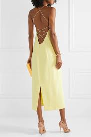 Dion Lee Open Back Woven Midi Dress The Urge Us In 2020 Dresses Midi Dress Fashion
