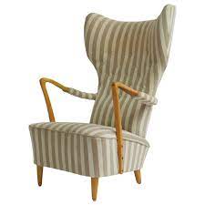 1950s high back swedish lounge chair and ottoman 1stdibs com chair and ottoman vintage wingback chair chair