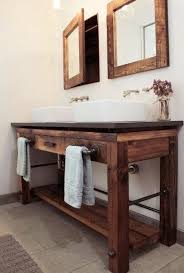 More Easy Rustic Bathroom Vanity Tips These Types Of Wood Can Last For A Very Long Time Fi In 2020 Bathroom Vanity Designs Rustic Bathroom Vanities Rustic Bathroom