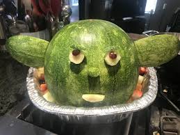 Yoda Melon Great Star Wars Themed Fruit Salad Fruit Star Wars Theme Fruit Salad