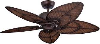 If your fan will be exposed directly to rain, be sure to choose a wet rated ceiling fan.if your fan is in a covered area where it is not in the rain, you can use any outdoor ceiling fan whether it be damp rated or wet rated. Emerson Kathy Ireland Home Batalie Breeze 52 Inch Venetian Bronze Amazon Com