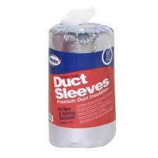 Master Flow 8 In Dia R 6 Ductwork Insulation Sleeve Inslv8 The Home Depot Duct Work Air Duct Insulation Fiberglass Insulation