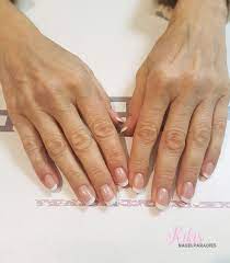 natural matte french nails french nails naturliche gelnagel nagel