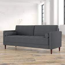 Read customer reviews and common questions and answers for mercury row® part #: Garren 75 6 Square Arm Sofa In 2021 Sofa Grey Upholstery Tufted Seat Cushion