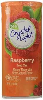 Crystal Light Raspberry Black Tea Drink Mix 12 Quart 1 6 Ounce Packages Raspberry Iced Tea Raspberry Drink Green Tea Drinks